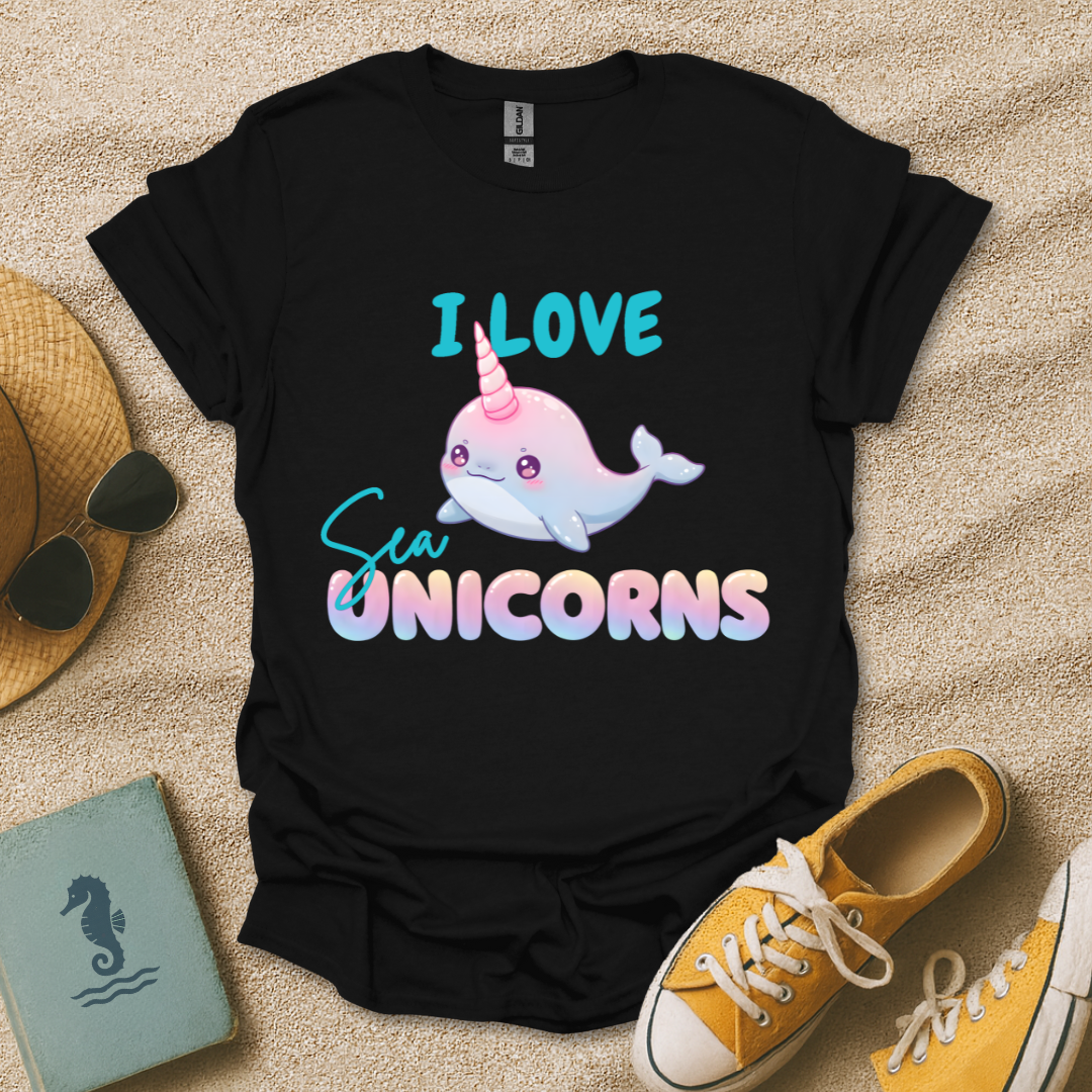 I Love Sea Unicorns T-Shirt