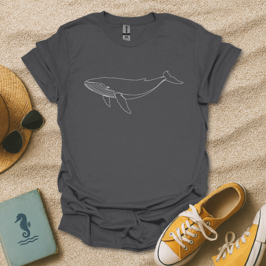 Whale Mono Line T-Shirt