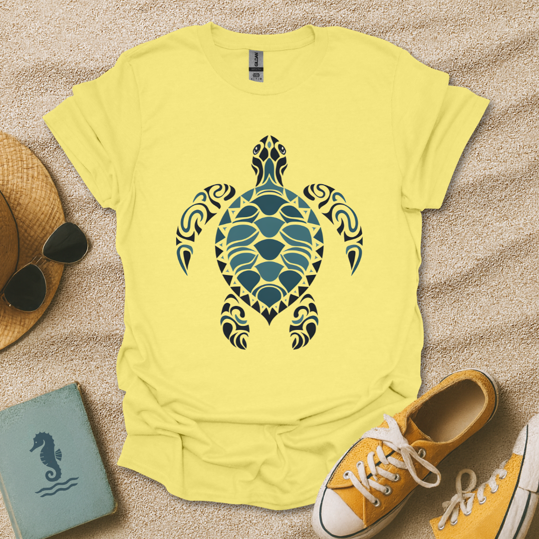 Tribal Sea Turtle T-Shirt