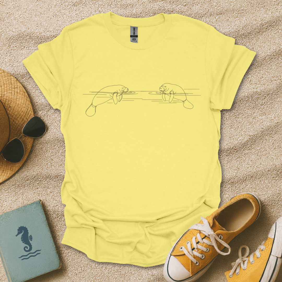 Floating Manatees T-Shirt