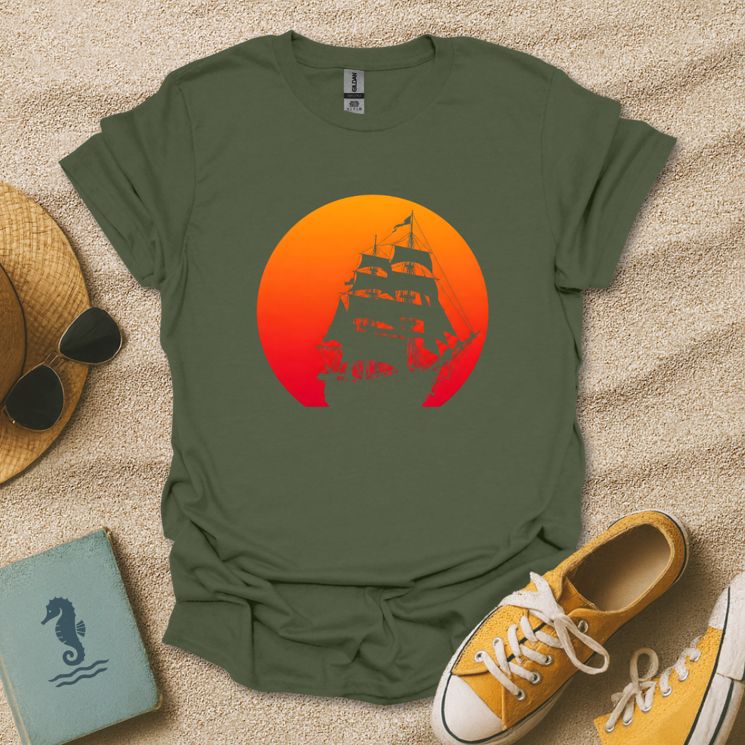 Sunset Sailboat T-Shirt