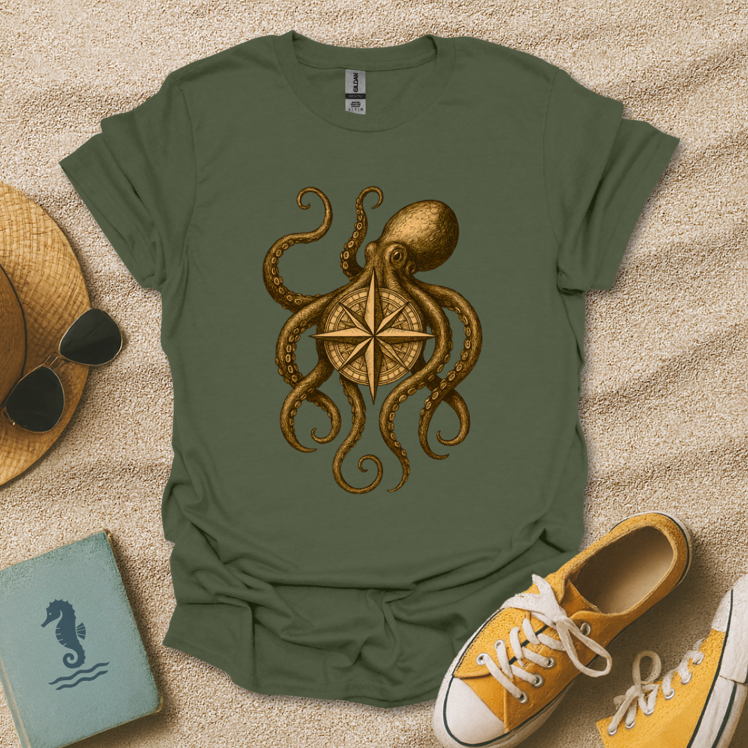 Compass Octopus T-Shirt