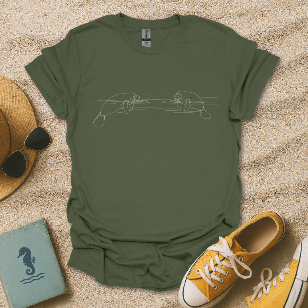 Floating Manatees T-Shirt