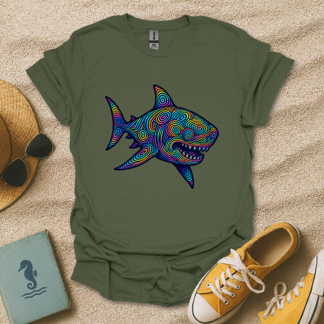 Psychedelic Shark T-Shirt