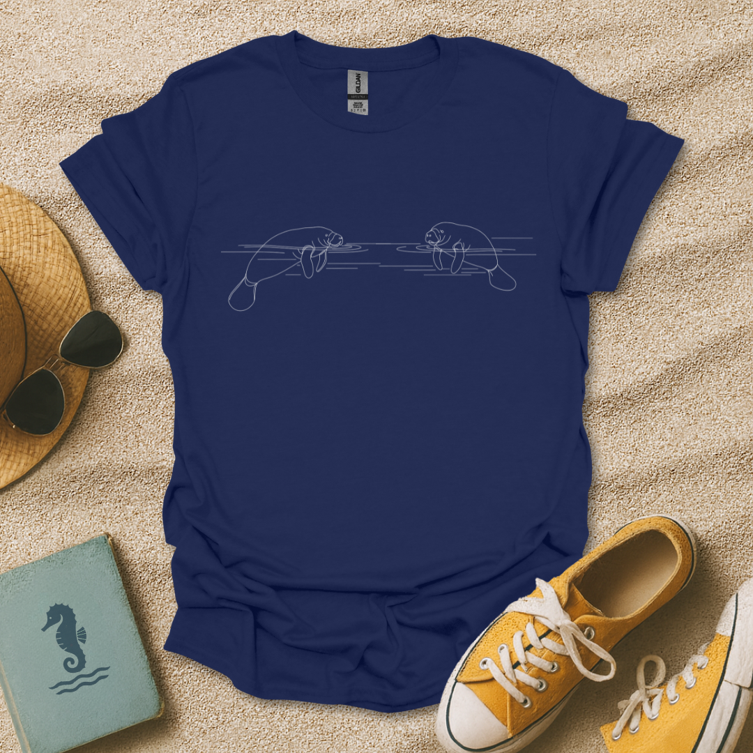 Floating Manatees T-Shirt