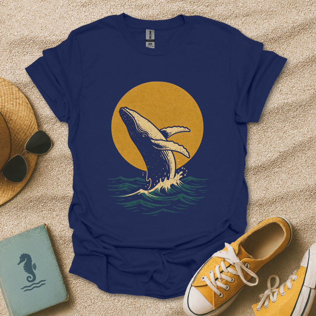 Moonlight Whale Breach T-Shirt