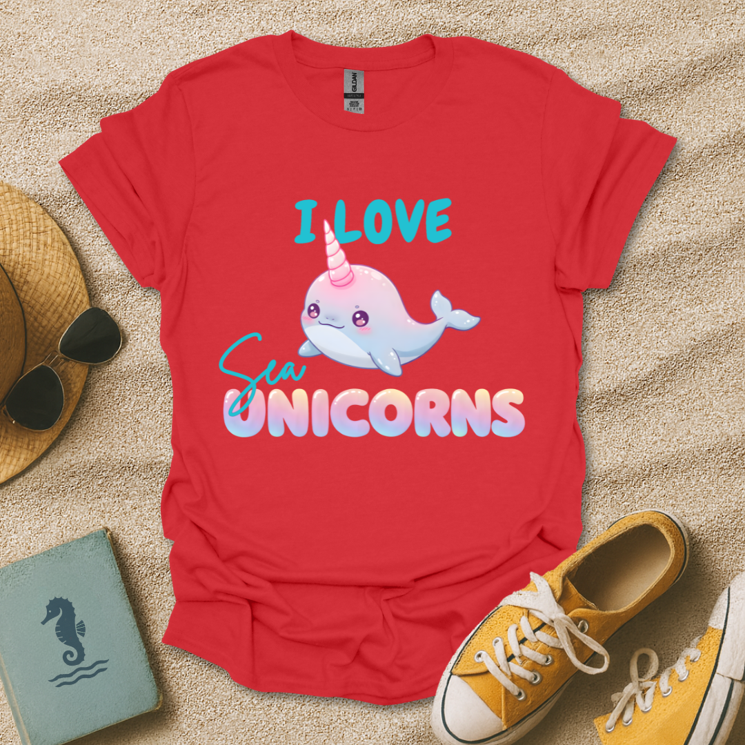I Love Sea Unicorns T-Shirt