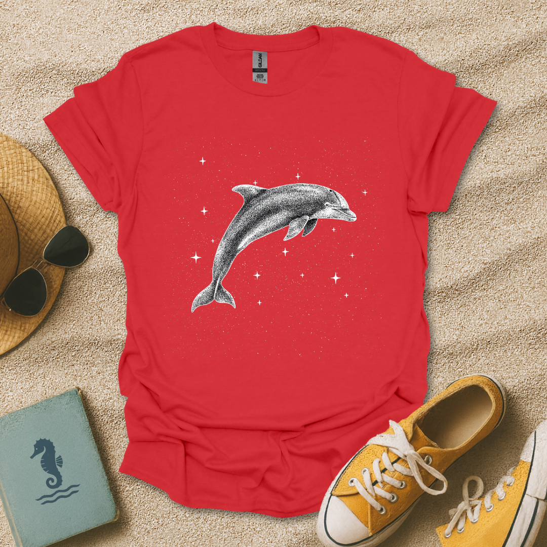 Starry Dolphin Leap T-Shirt