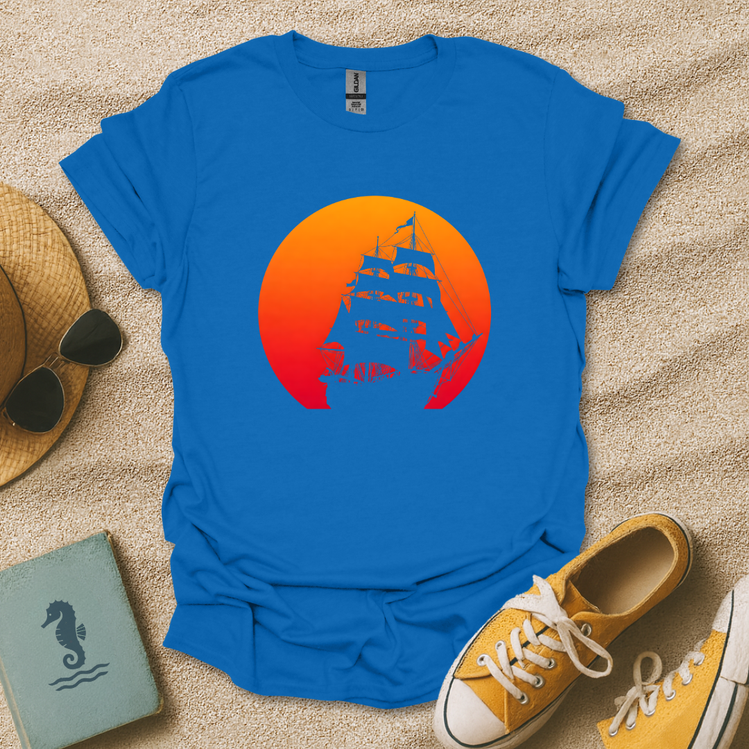 Sunset Sailboat T-Shirt