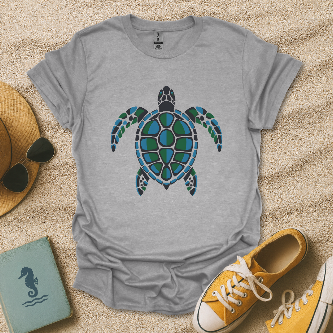 Geometric Sea Turtle T-Shirt