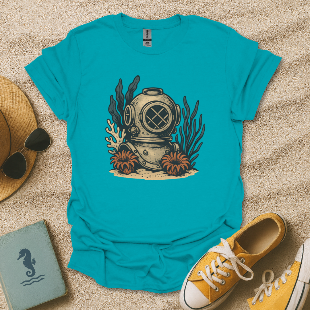 Vintage Diver Helmet T-Shirt