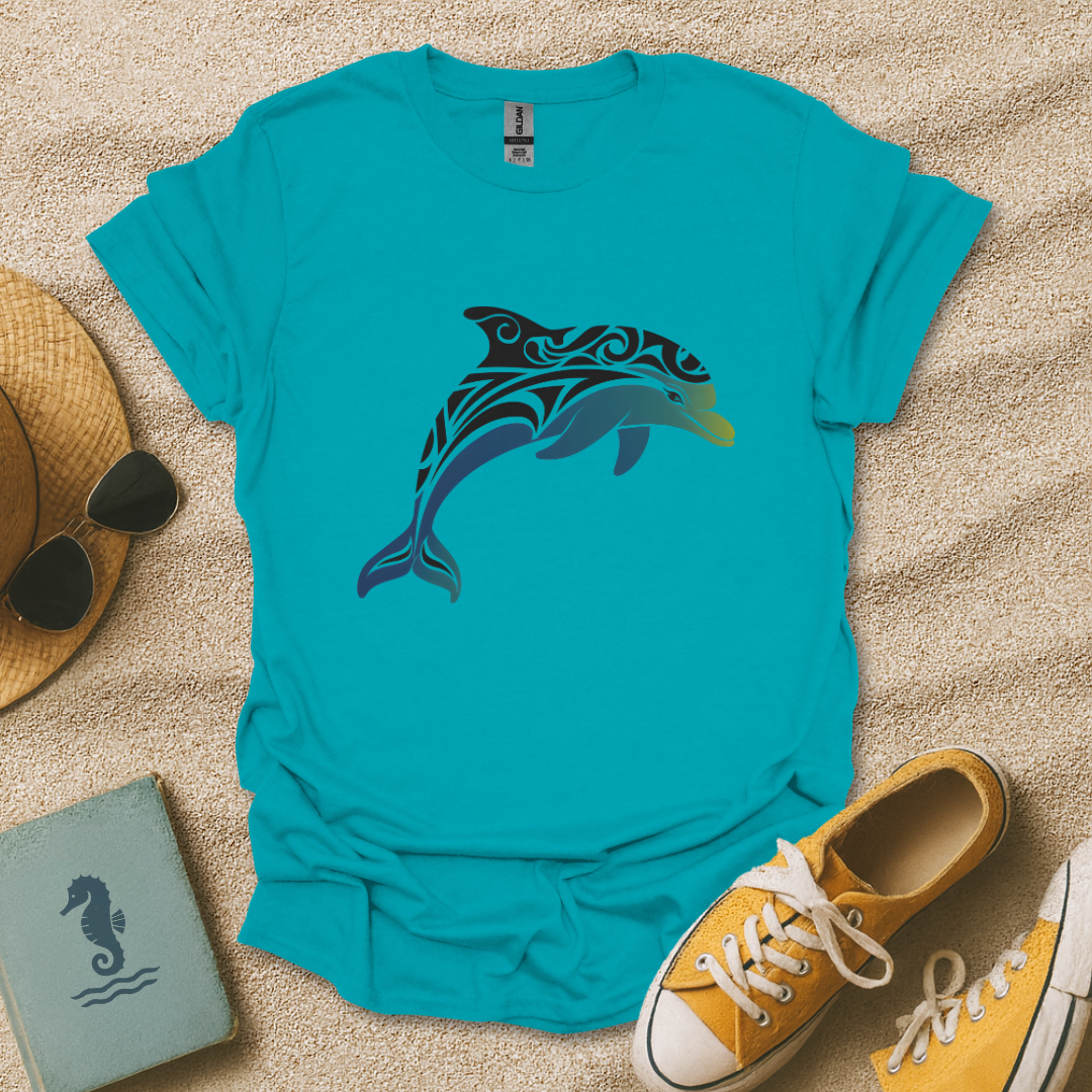Tribal Dolphin T-Shirt