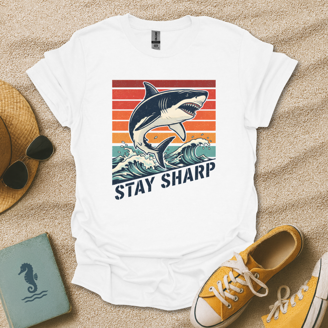 Stay Sharp Retro T-Shirt