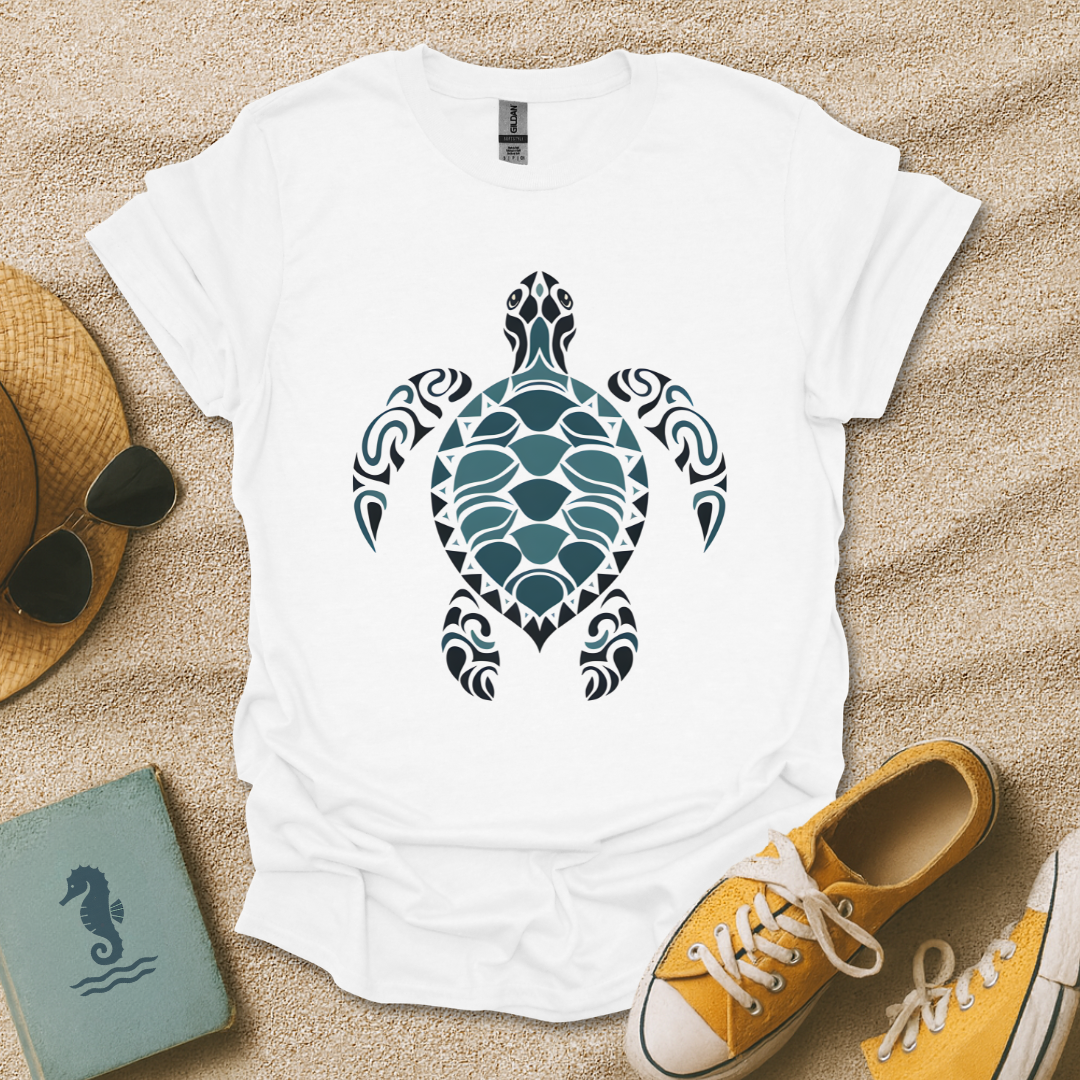 Tribal Sea Turtle T-Shirt
