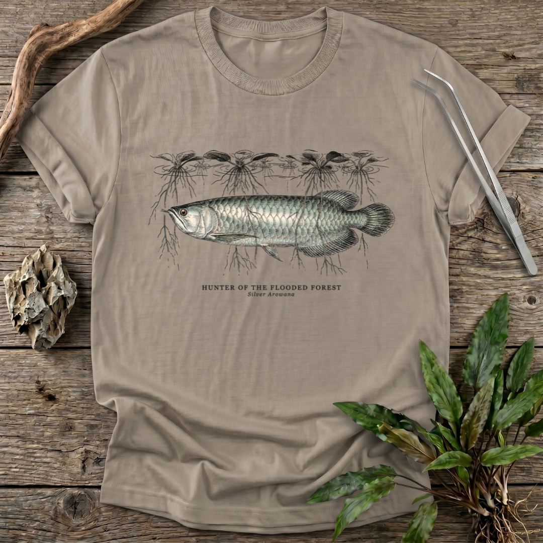 Hunter of the Flooded Forest - Silver Arowana T-Shirt