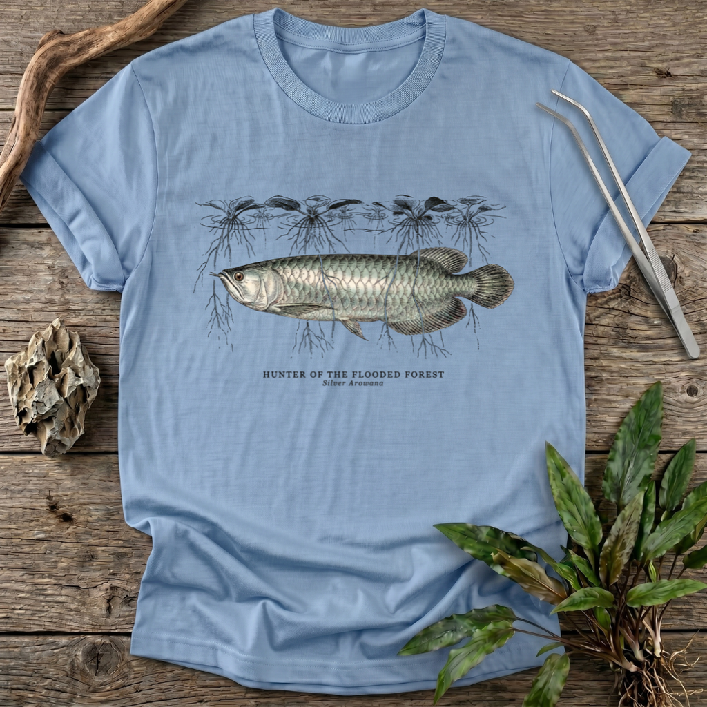 Hunter of the Flooded Forest - Silver Arowana T-Shirt