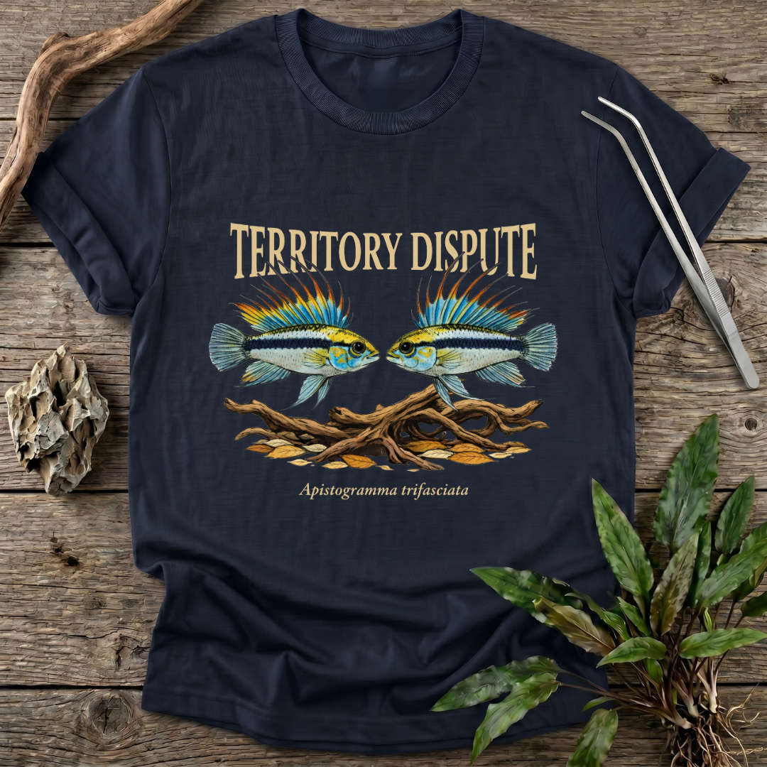 Territory Dispute - Apistogramma trifasciata T-Shirt