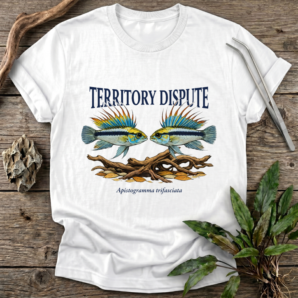 Territory Dispute - Apistogramma trifasciata T-Shirt