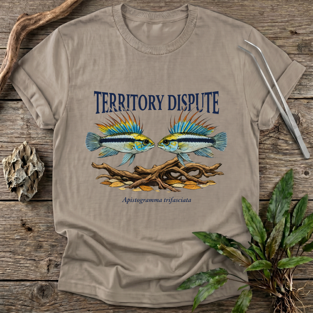 Territory Dispute - Apistogramma trifasciata T-Shirt