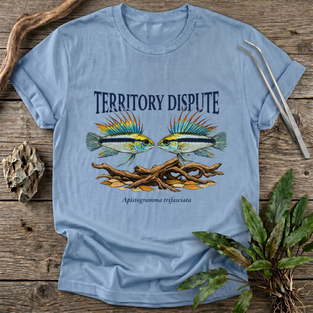 Territory Dispute - Apistogramma trifasciata T-Shirt
