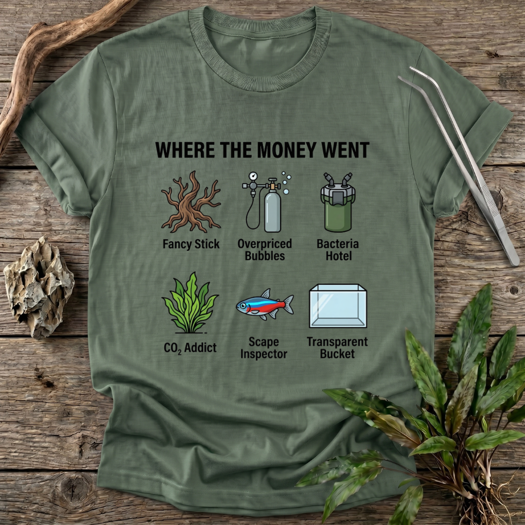 Where The Money Went T-Shirt
