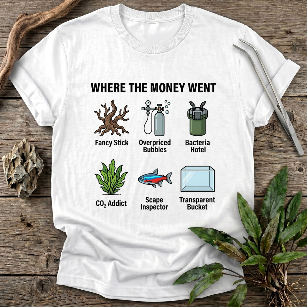 Where The Money Went T-Shirt