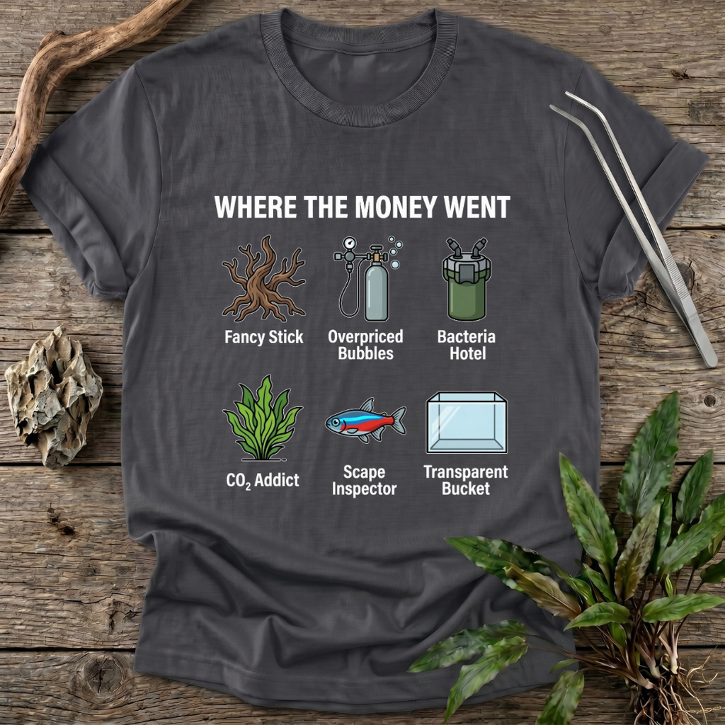 Where The Money Went T-Shirt