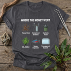 Where The Money Went T-Shirt