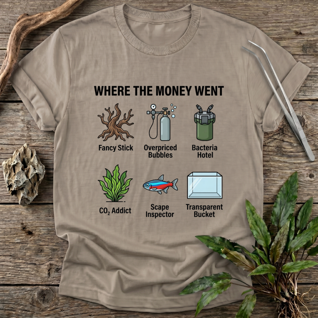 Where The Money Went T-Shirt
