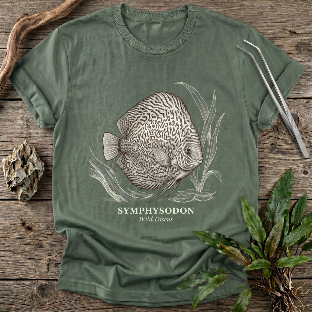 Monochrome Wild Discus T-Shirt
