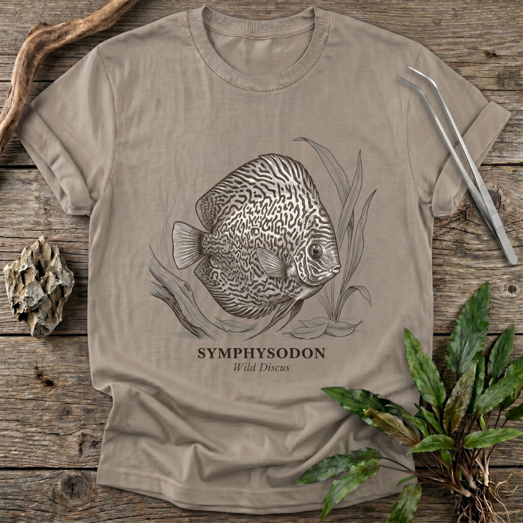 Monochrome Wild Discus T-Shirt
