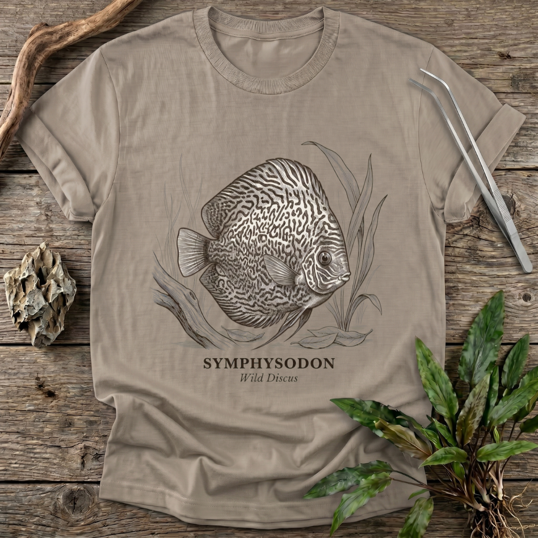 Monochrome Wild Discus T-Shirt