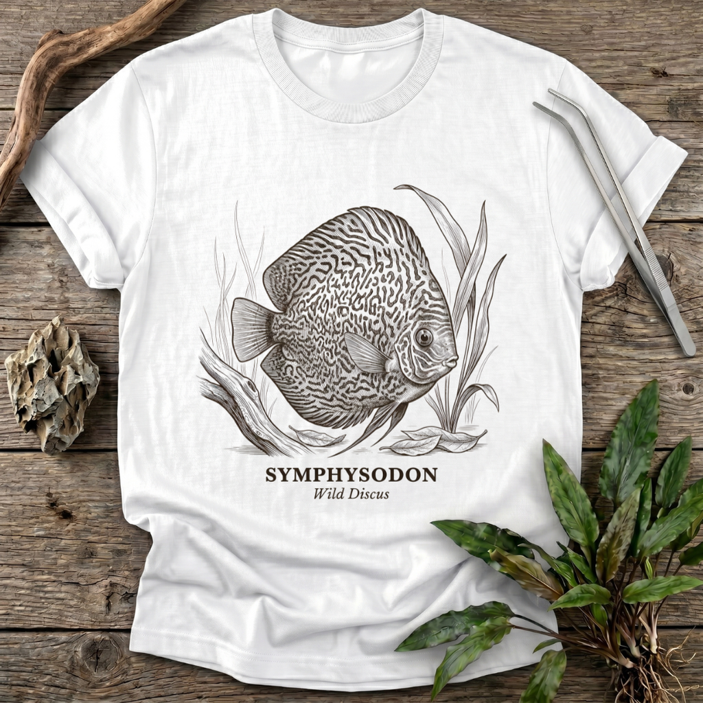 Monochrome Wild Discus T-Shirt