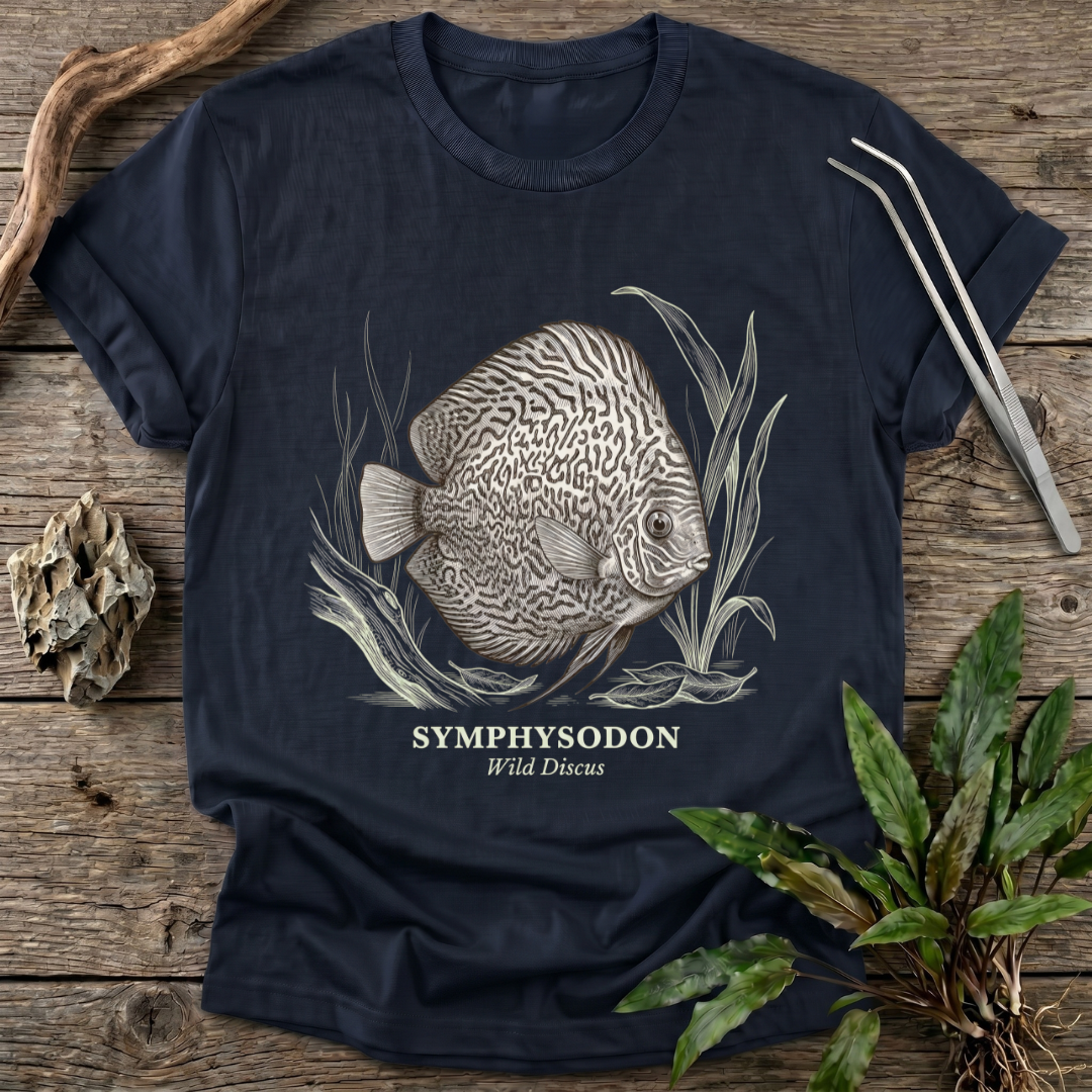 Monochrome Wild Discus T-Shirt