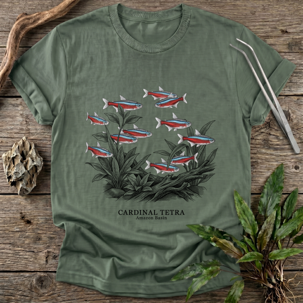 Cardinal Tetra -  Living Colors T-Shirt