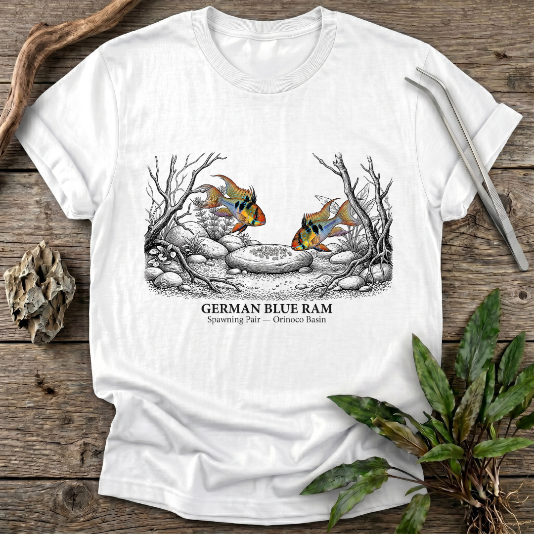 German Blue Ram - Spawning Pair T-Shirt