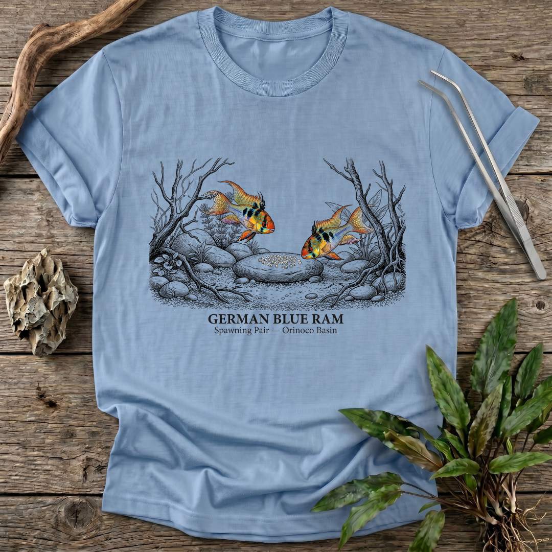 German Blue Ram - Spawning Pair T-Shirt