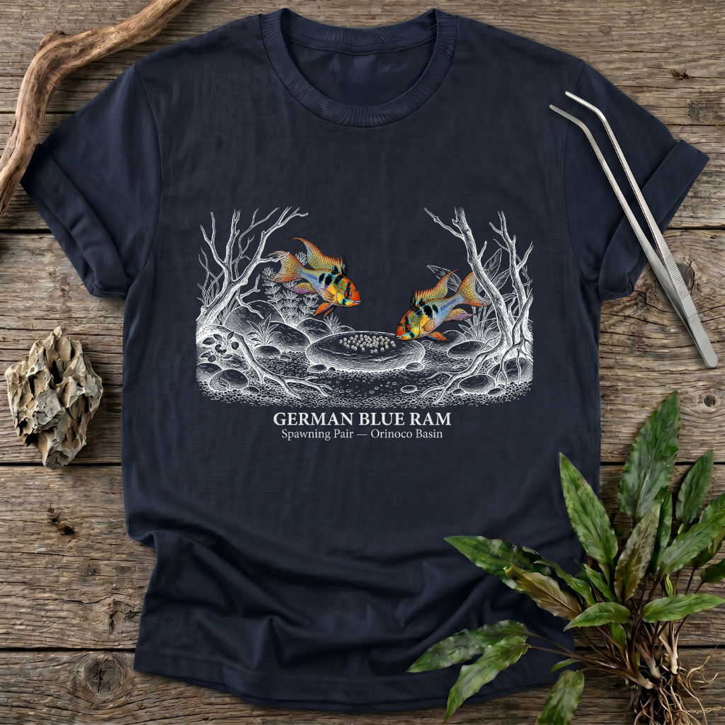 German Blue Ram - Spawning Pair T-Shirt