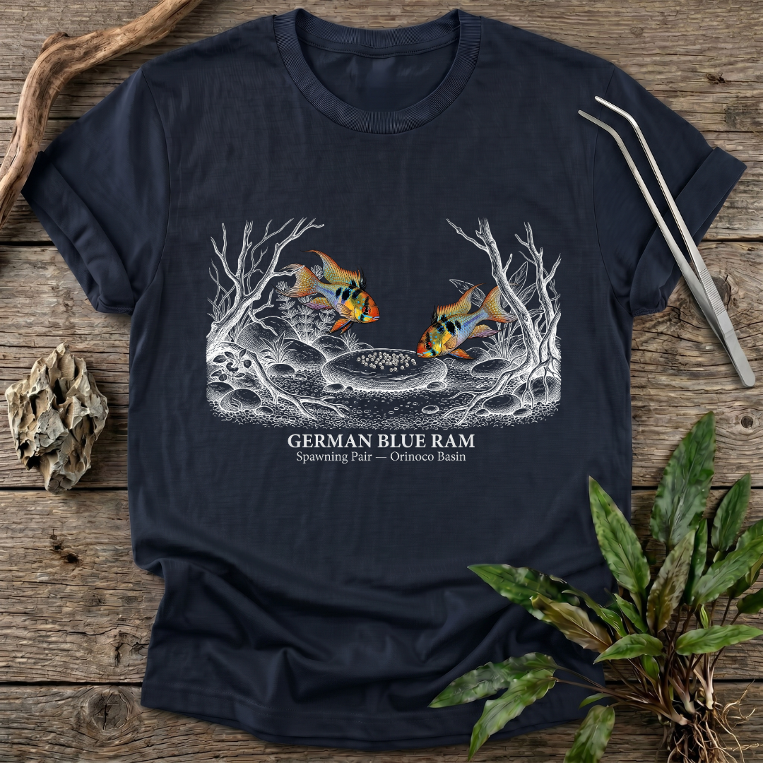 German Blue Ram - Spawning Pair T-Shirt
