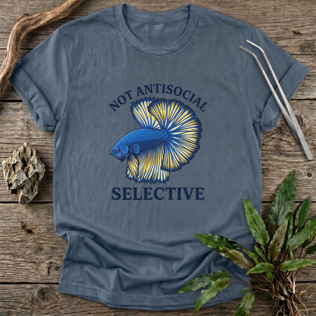 Not Antisocial. Selective. T-Shirt