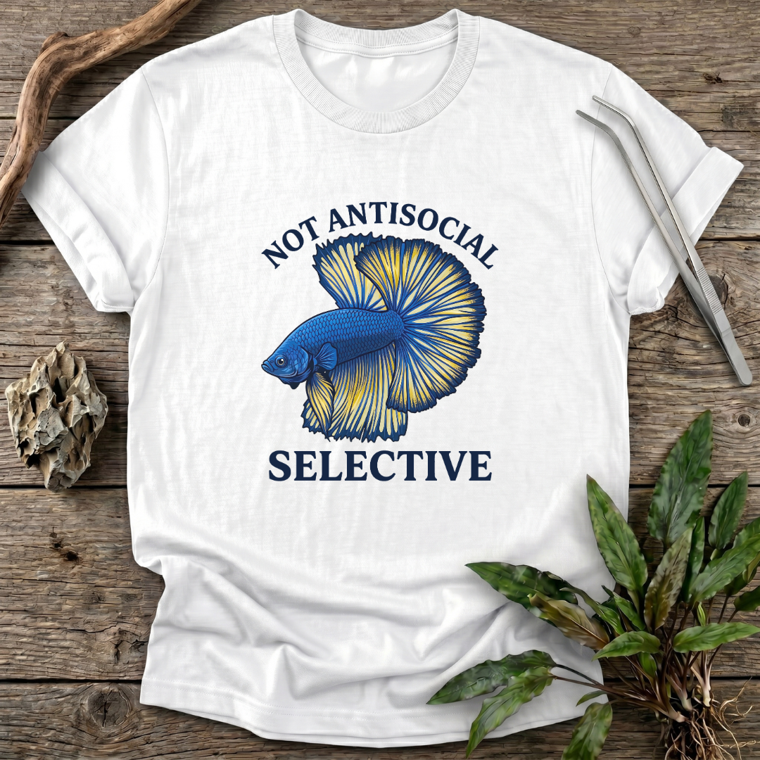 Not Antisocial. Selective. T-Shirt