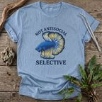 Not Antisocial. Selective. T-Shirt