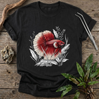 Crimson Halfmoon Betta T-Shirt