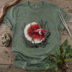 Crimson Halfmoon Betta T-Shirt
