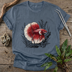 Crimson Halfmoon Betta T-Shirt