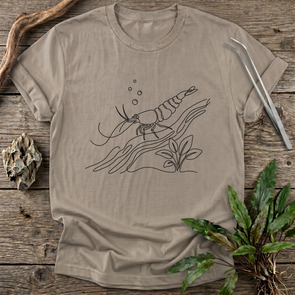 Minimalist Shrimp T-Shirt