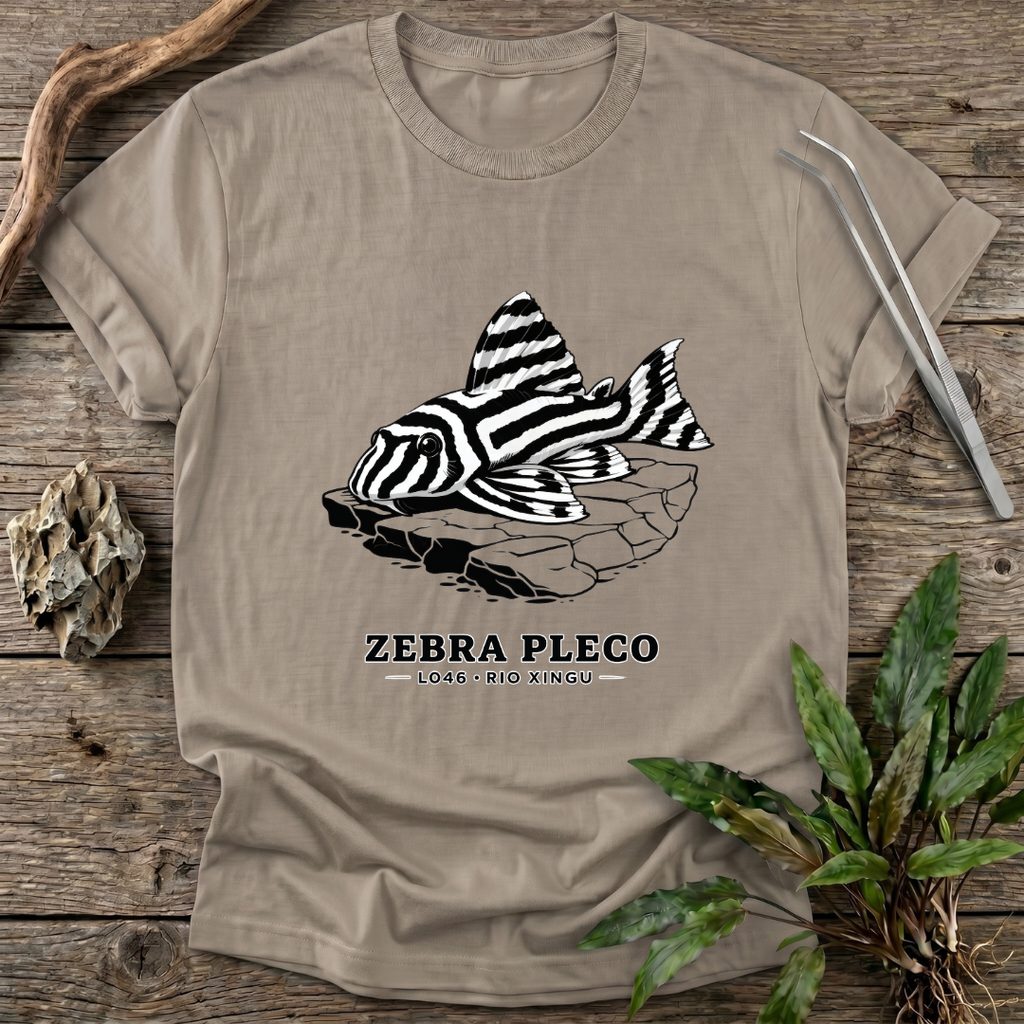 Zebra Pleco L046 T-Shirt