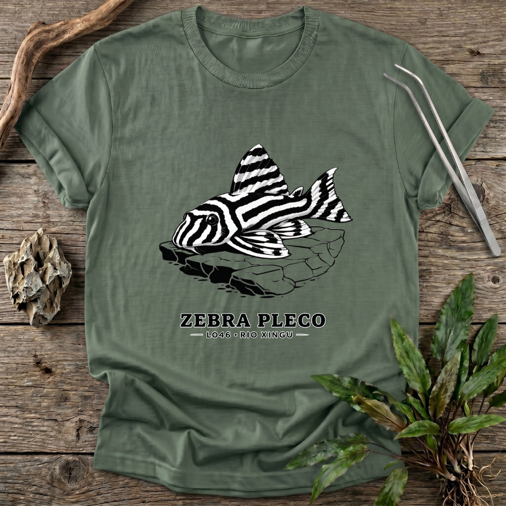 Zebra Pleco L046 T-Shirt