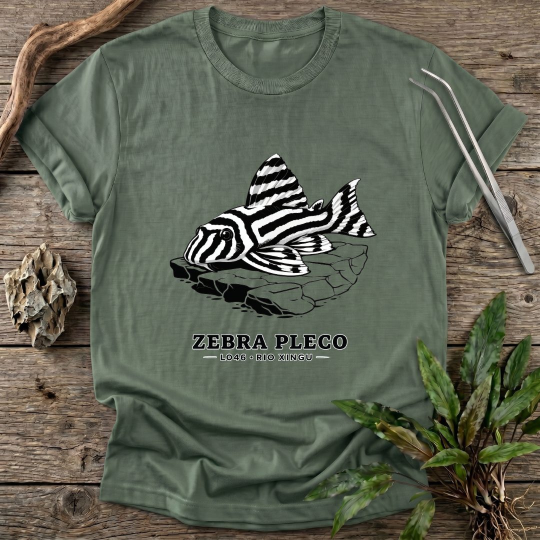 Zebra Pleco L046 T-Shirt