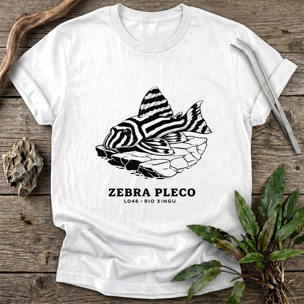 Zebra Pleco L046 T-Shirt